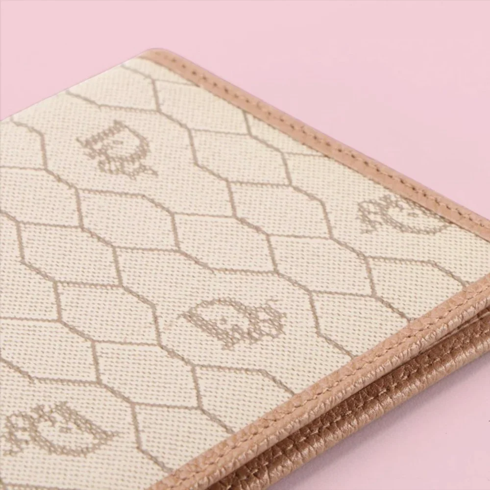 Dior Vintage Rare Honeycomb Monogram Leather Long Wallet - Picture 3 of 6